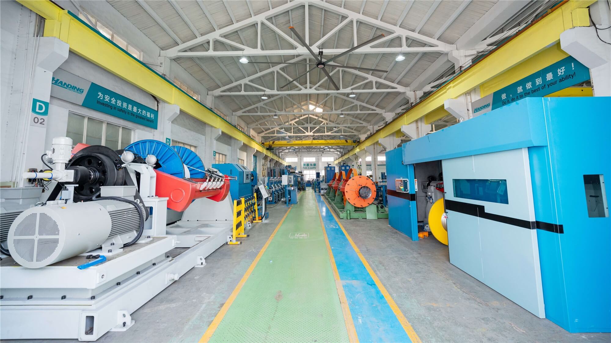 江蘇漢鼎線纜設(shè)備有限公司電線電纜設(shè)備生產(chǎn)車間 江蘇漢鼎線纜設(shè)備有限公司電線電纜設(shè)備生產(chǎn)車間